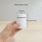 ePizdiz Colorful Empty Plastic Pill Bottle Organizer with Labels Medicine Vitamin Bottle Chemical Containers with Caps,6pcs (100