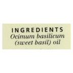 Aura Cacia Pure Basil Essential Oil, 0.5 Fluid Ounces