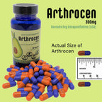 Arthrocen Joint Health Supplement, 300Mg Avocado Soy Unsaponifiable, Non-GMO, Dairy Free, Gluten Free & Shellfish Free, 60 Day S