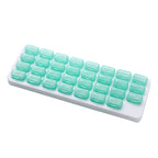 UHZBTEC Monthly 31 compartments Pill Organizer Day Pill Organizer for Medicine Vitamin Holder Container (Green)