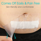 50 Pcs Waterproof Shower Protector Bandage | 6x10 Inch Large Wounds Showering Cover for Knee Replacement Surgery C Section Post