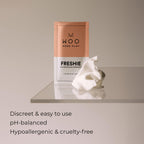 Woo More Play Freshies: All-Natural Feminine Intimacy Towelette Wipes with Coconut Oil and Aloe Vera, Promotes Feminine Health &