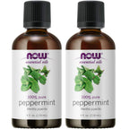 NOW Foods Peppermint Oil, 4 Fluid Ounce (2 Pack)