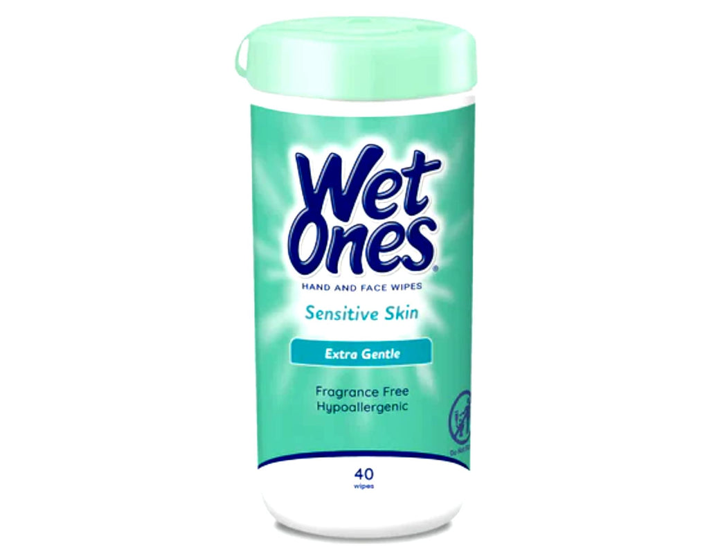 Wet Ones Sensitive Skin Hand Wipes:40 Count (Pack of 3)