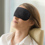 30 Pieces Blindfold Eye Cover Sleep Mask for Games Party Sleeping Travel with Nose Pad and Adjustable Strap (Black)