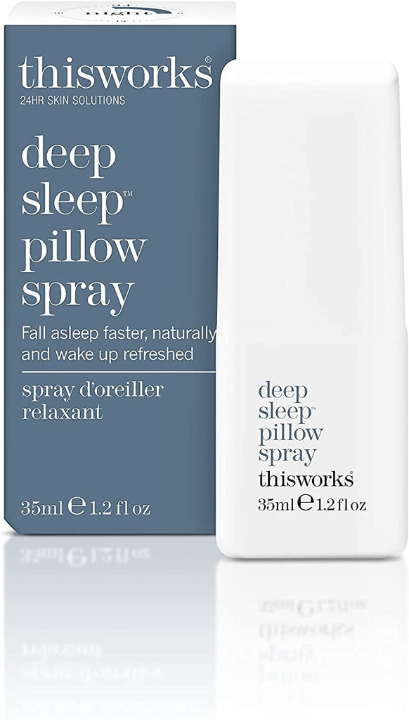 THISWORKS Deep Sleep Pillow Spray: Fast-Acting Natural Rest Aid with Lavender for Relaxation, 35 ml 1.2 Fl Oz (Pack of 1)