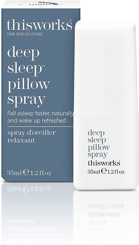 THISWORKS Deep Sleep Pillow Spray: Fast-Acting Natural Rest Aid with Lavender for Relaxation, 35 ml 1.2 Fl Oz (Pack of 1)