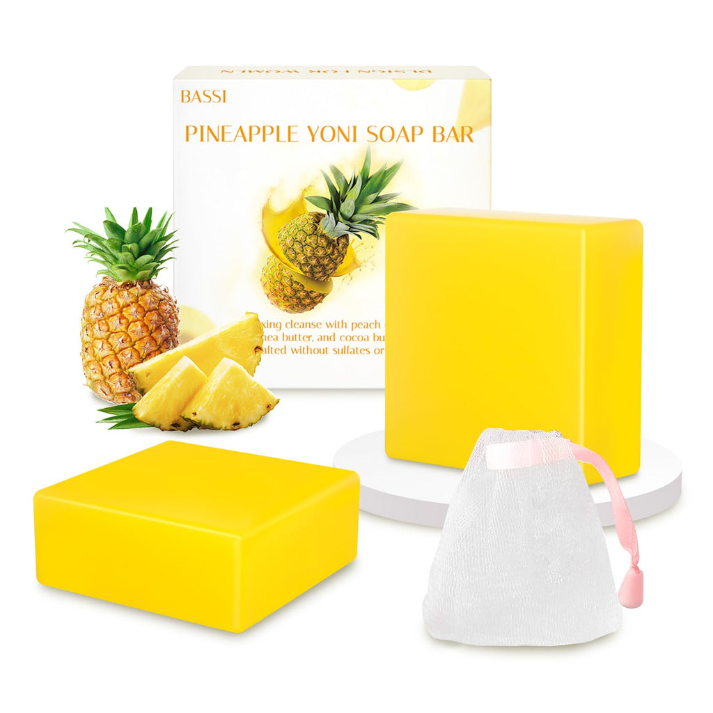 2 PCS Yoni Soap Bars Feminine Wash, 100% Natural Organic Yoni Bar Soap for Women Ph Balance Yoni Wash Eliminates Odor Moisturizi
