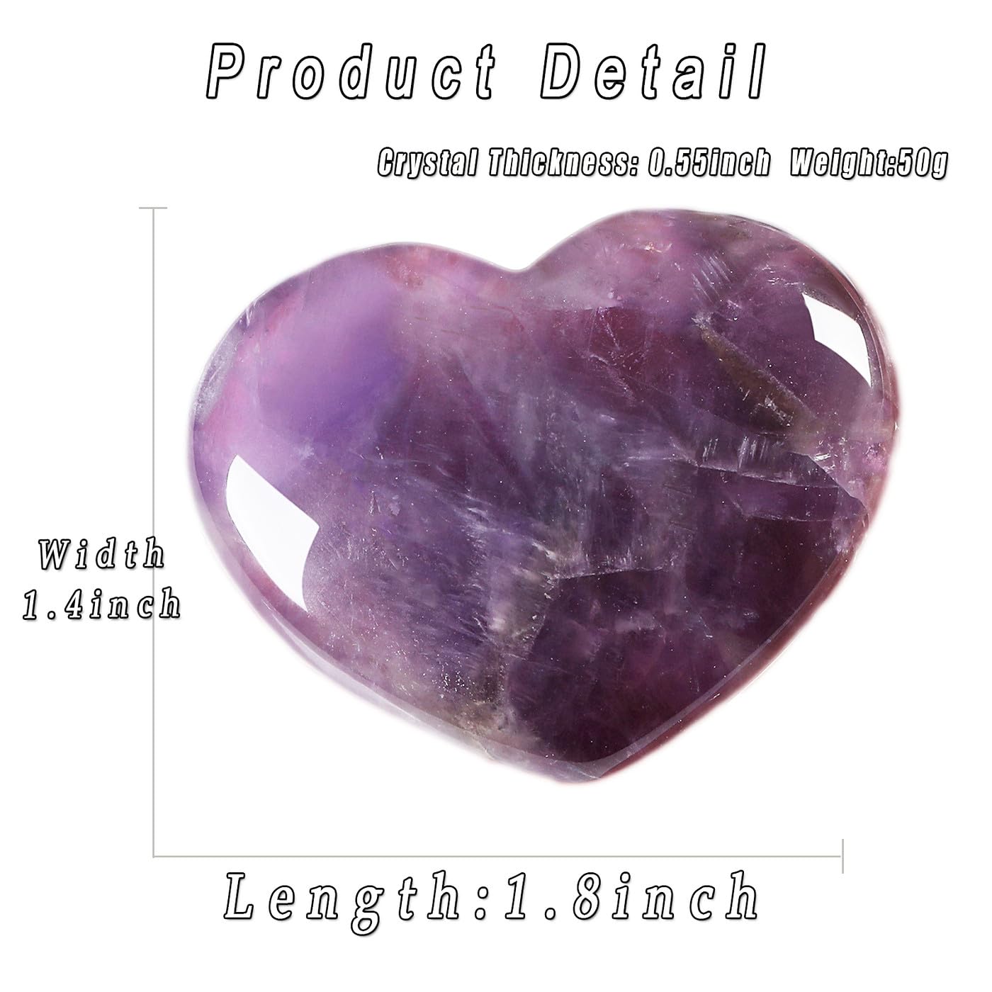 MAIBAOTA 45 mm Tiger Eye Crystal Stones Heart Love Crystal Valentines Gifts for Her Girlfriend Wife Palm Stone Reiki Crystal Gem