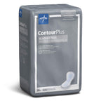Medline ContourPlus Bladder Control Incontinence Pads, Moderate Absorbency, 5.5 x 10.5, 28 Count