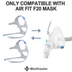 2Packs Replacement CPAP Headgear for Airfit F20 with Clips & Hook, 2Packs Replacement Headgear Compatible with AirFit F20(Standa