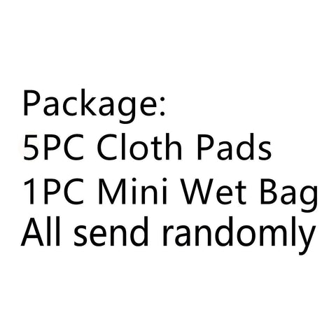 6pcs Resuable Incontinence Pads Resuable Waterproof Resuable Menstrual Pad Sets Including 5Pcs Heavy Flow Menstrual Pads Mama Cl