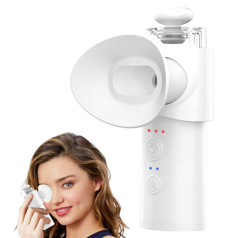 Eye Steamer for Dry Eye - Vowleike Portable Heated USB Nano Eye Mist Sprayer with Warm Compress for Dry Eyes & Stye Relief, Rech