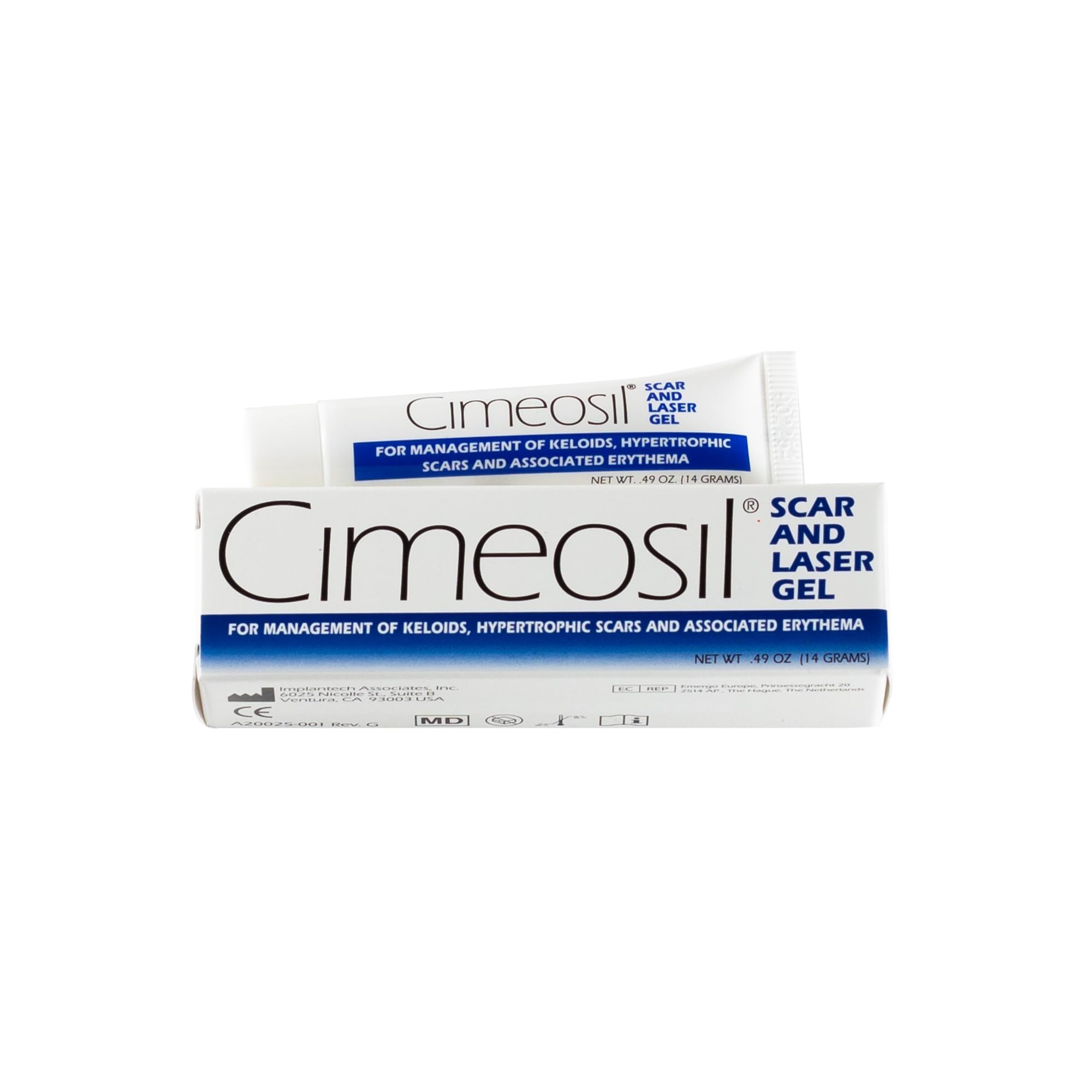 Cimeosil Scar and Laser Gel - Treatment For Keloid & Hypertrophic Scars, Laser & Burns, Reduces Redness, Discoloration & Discomf