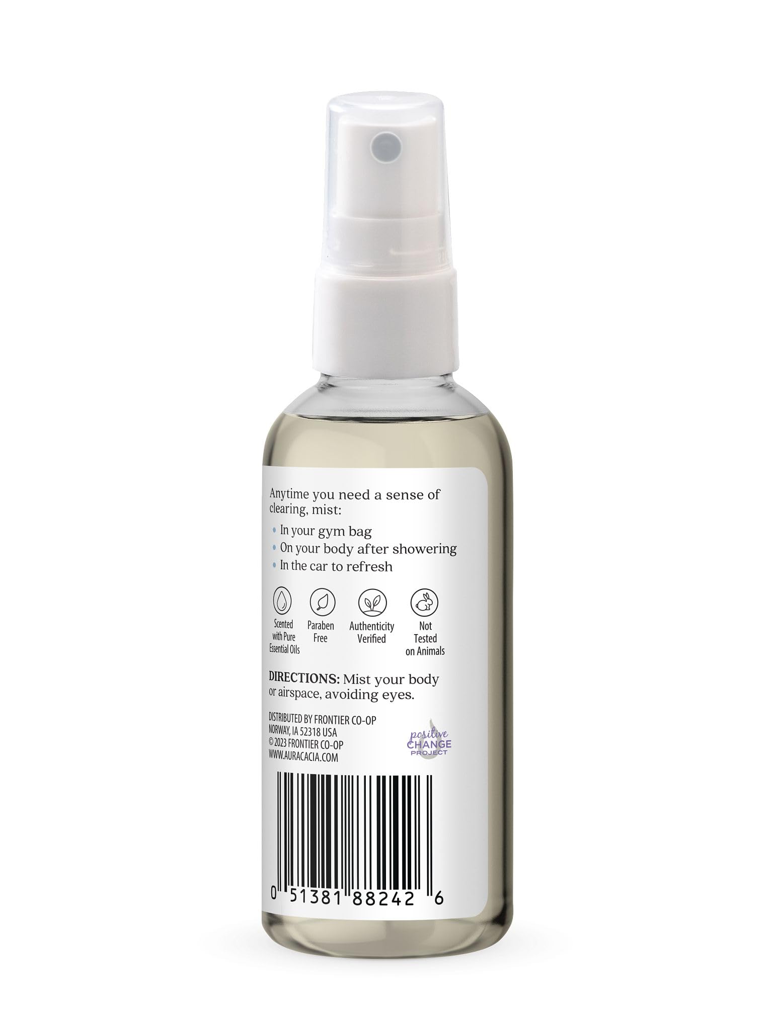 Aura Cacia Room and Body Mist, Clearing Eucalyptus, 4 Fluid Ounce