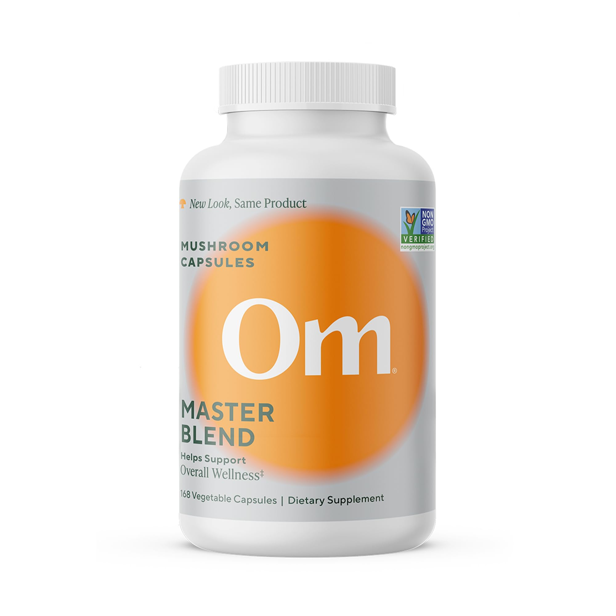 OM Master Blend Mushroom Capsules - Organic Mushroom Supplement with 10 Mushrooms and Ashwagandha - Support Immunity, Gut Health