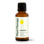 Plant Therapy Lemon Essential Oil for Diffuser 30 mL (1 oz) 100% Pure, Undiluted, Natural Aromatherapy, Lemon Oil for Skin & Cle