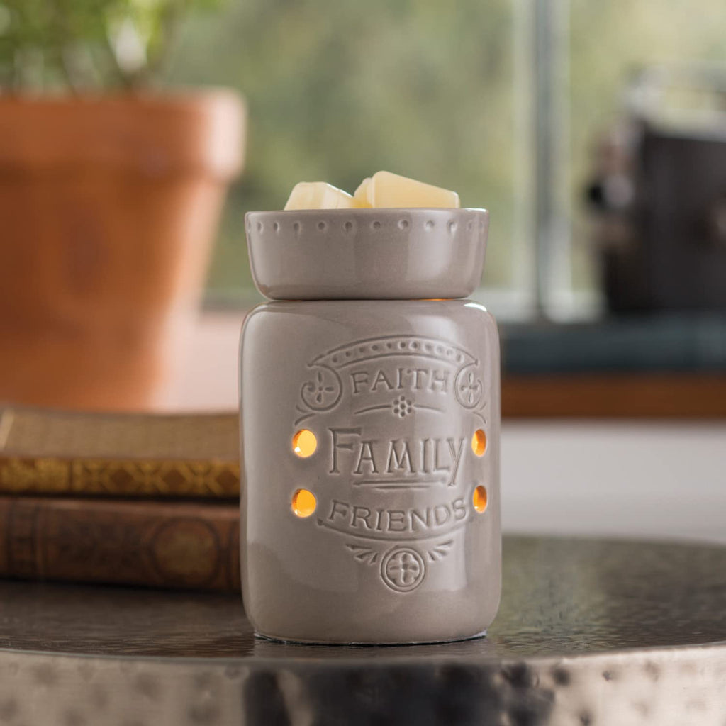 CANDLE WARMERS ETC Midsized Illumination Fragrance Warmer- Light-Up Warmer For Warming Scented Candle Wax Melts and Tarts or Ess