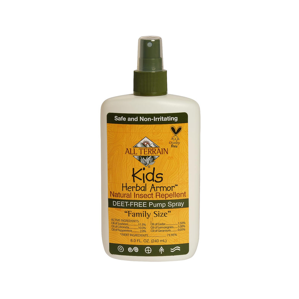 Kids Herbal Armor DEET-Free Pump Spray 8oz. Insect Repellent - Value Size, Plant-Based and All-Natural Bug Repellent for Outdoor