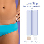 Biodermis Epi-Derm Keloid Long Strips, Silicone Gel Sheeting for Scars, Ideal for C-Section, Tummy Tuck, Cardiac Surgery Scars,