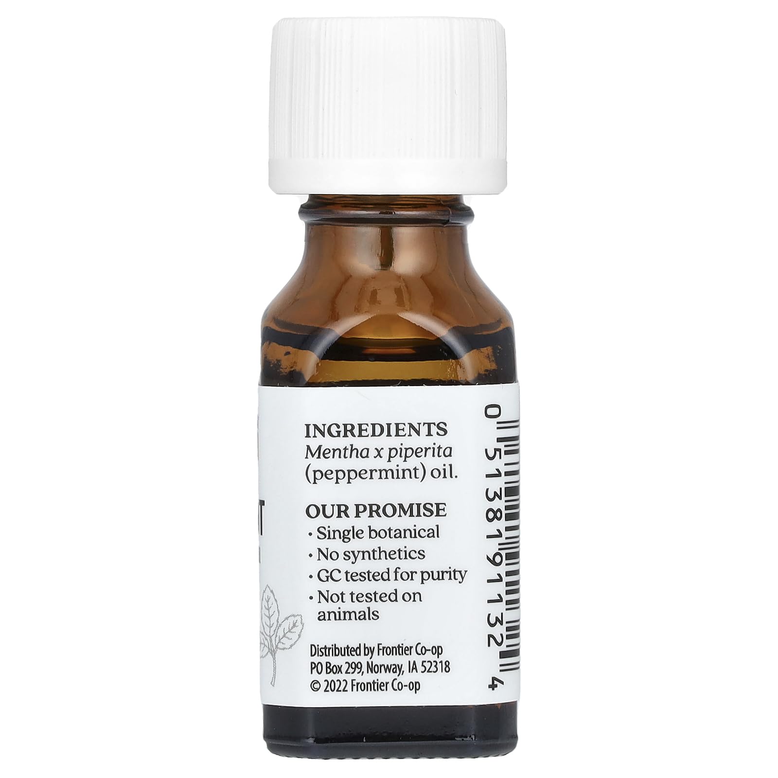 Aura Cacia Pure Aromatherapy 100% Pure Essential Oil, Peppermint, 0.5-Ounces