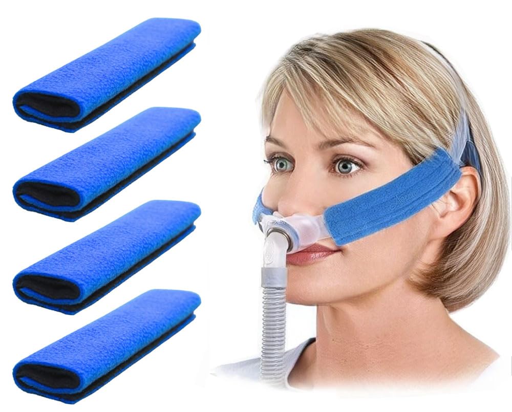 AVEEN 4-Packs CPAP strap covers, CPAP strap comfort pads, CPAP face pads, Comfortable CPAP supplies for CPAP mask, CPAP accessor