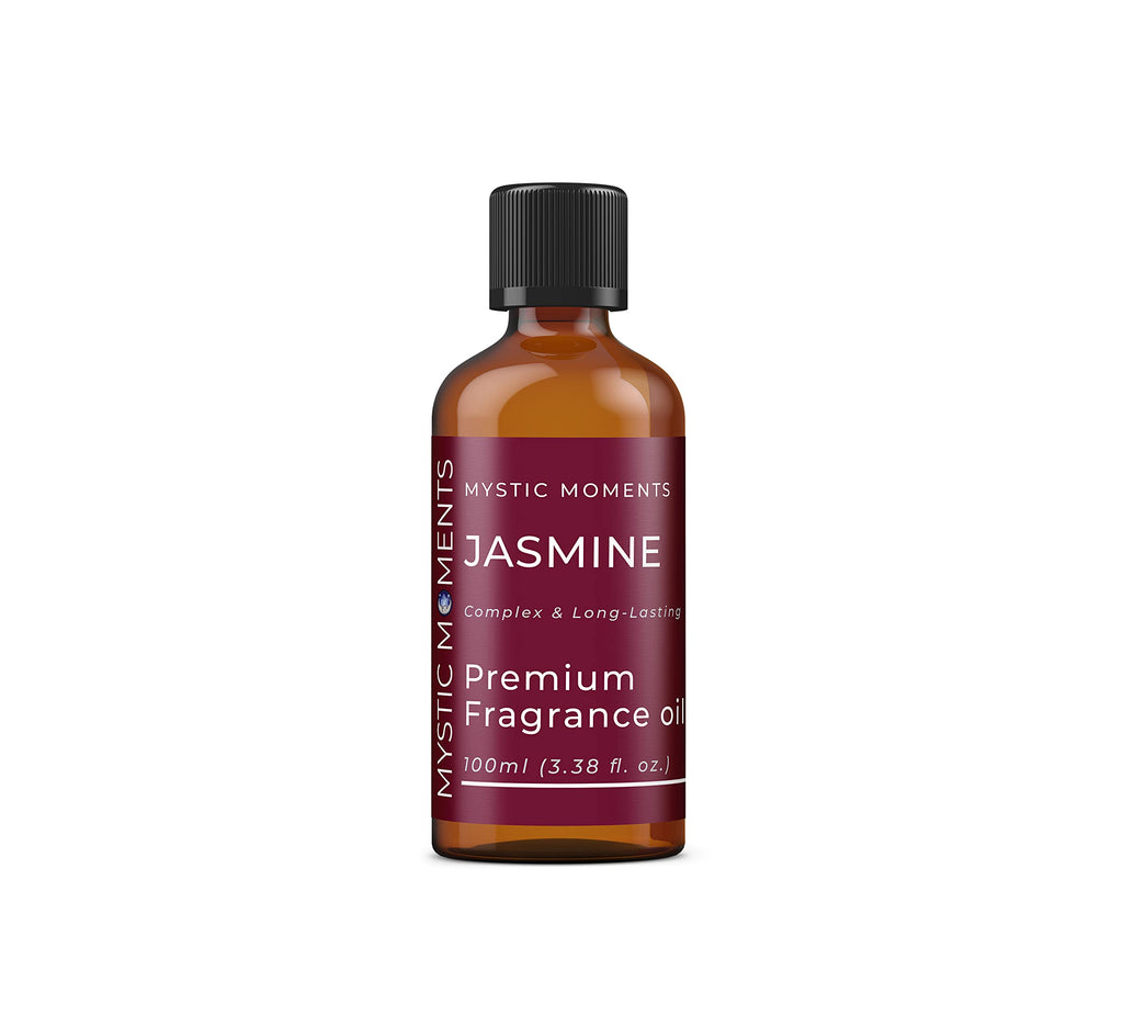 Mystic Moments | Jasmine Fragrance Oil - 100ml - Perfect for Soaps, Candles, Bath Bombs, Oil Burners, Diffusers and Skin & Hair