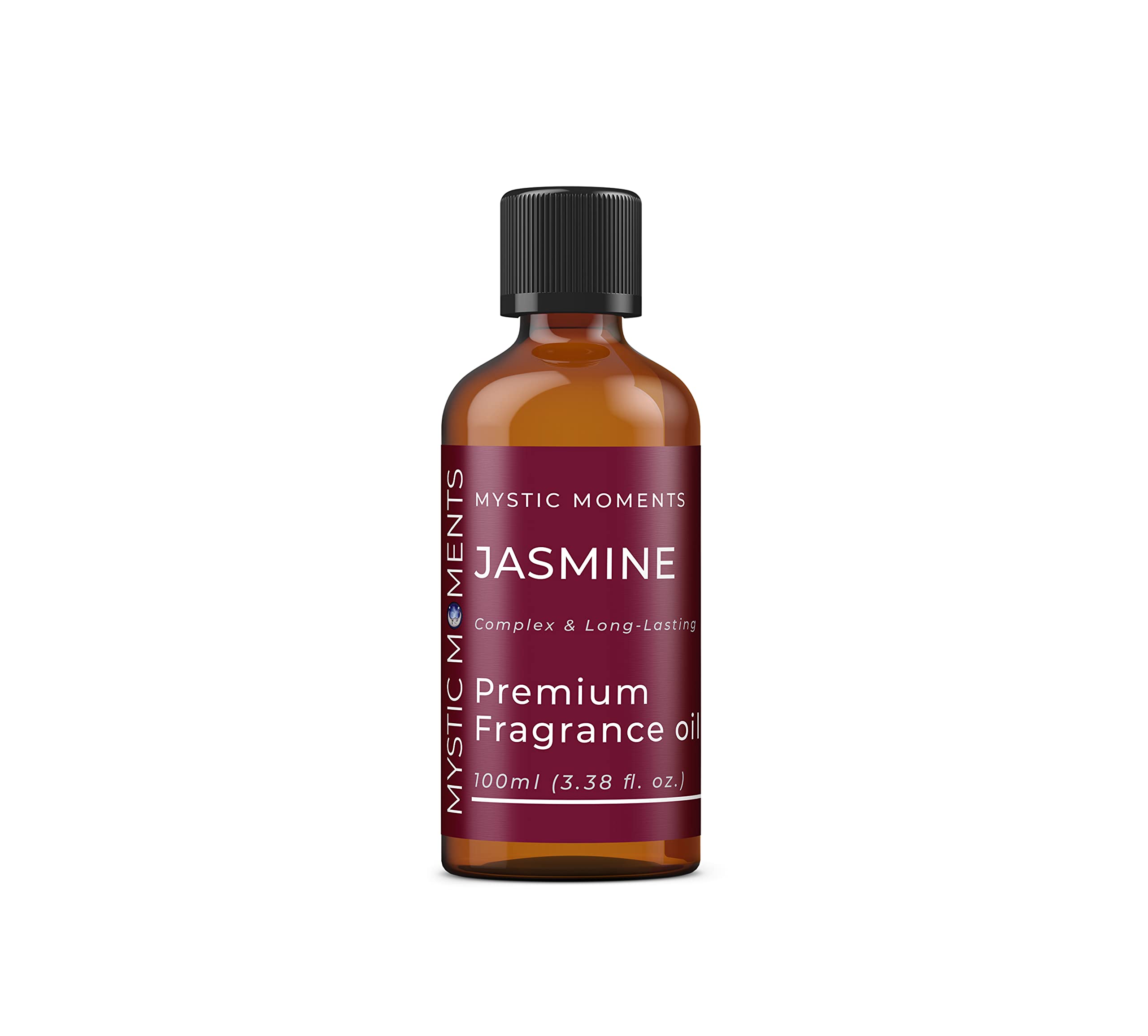 Mystic Moments | Jasmine Fragrance Oil - 100ml - Perfect for Soaps, Candles, Bath Bombs, Oil Burners, Diffusers and Skin & Hair