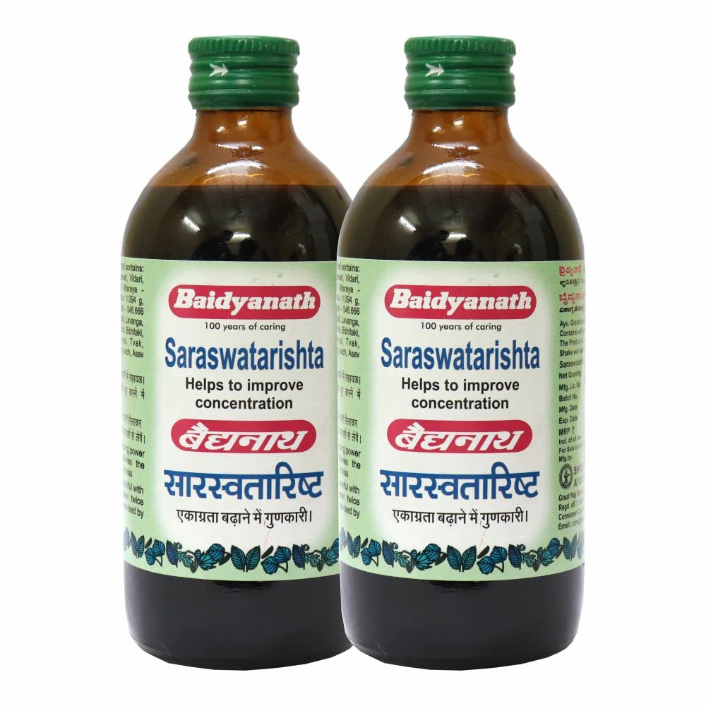 Baidyanath Saraswatarishta220 Ml (Pack Of 2)