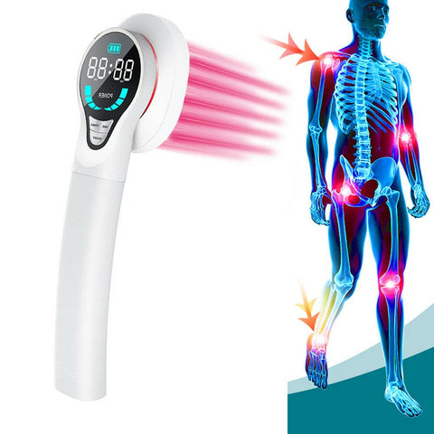 LASTEK-GD LASTEK Upgraded Pain Relief Device,13 x 650nm+4X 808nm Portable Red Light Therapy for Shoulder Back Muscle Knee Joints