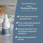 Earth Mama Herbal Perineal Spray | Safe for Pregnancy and Postpartum Recovery, Witch Hazel Natural Cooling Spray For After Birth