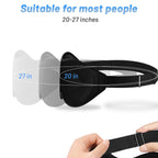 Sleep Mask for Side Sleeper, Upgraded 3D Contoured Cup Eye mask Blindfold for Man Women, Block Out Light, Eye mask with Adjustab