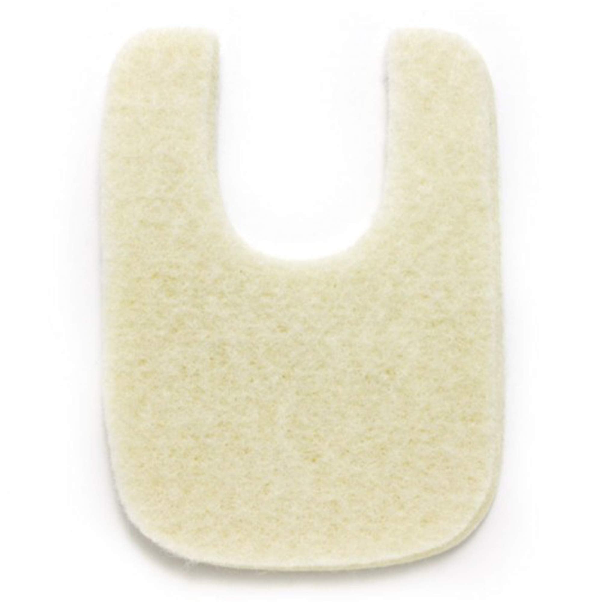 U Shaped Felt Callus Pads - Adhesive Foot Pads That Protect Calluses from Rubbing On Shoes - 3/16'' - 100 Pack