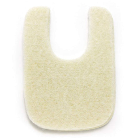 U Shaped Felt Callus Pads - Adhesive Foot Pads That Protect Calluses from Rubbing On Shoes - 3/16'' - 100 Pack