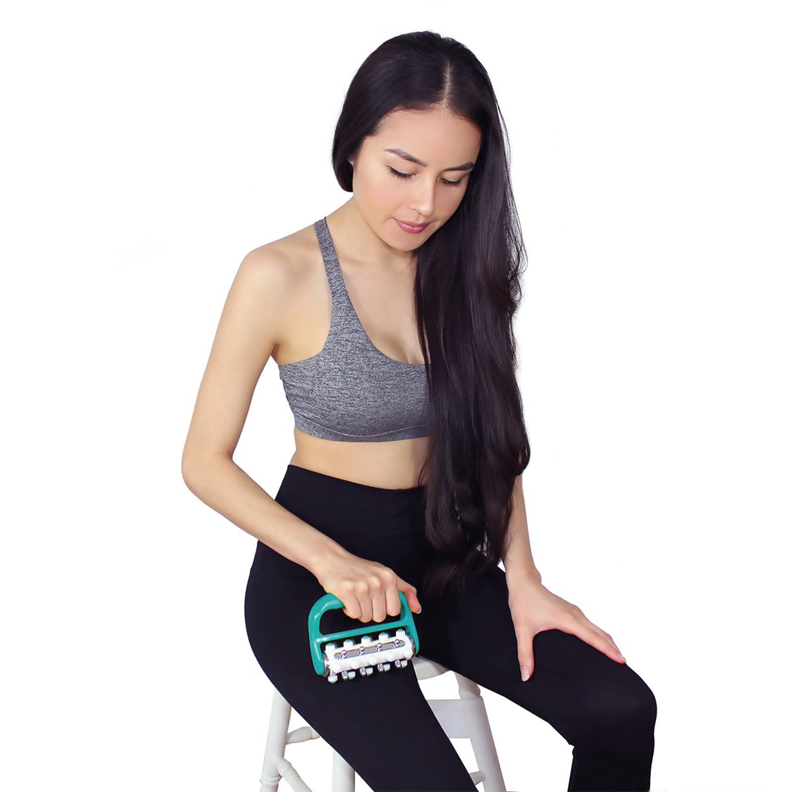 Coolife Fascia Release and Cellulite Remover Muscle Massage Roller, Mini Trigger Point Myofascial Deep Tissue Release Body Thera