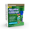 GoodSense Mini Nicotine Polacrilex Lozenge, 2 mg (nicotine), Stop Smoking Aid, Mint Flavor; quit smoking with mint nicotine loze