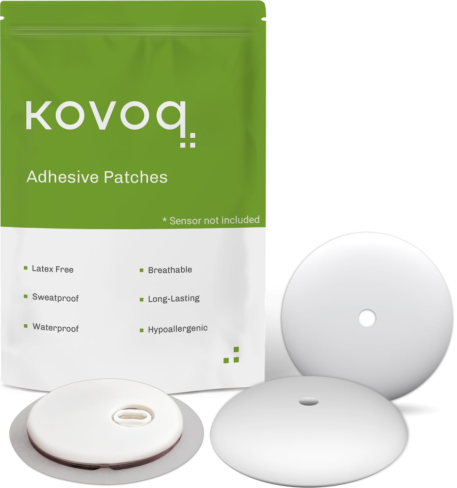 KOVOQ Reusable Libre 3 & Plus Hardshell Covers, 2-Pack Add-On Cover Caps Prevent Compression Lows, Customized for Freestyle Libr