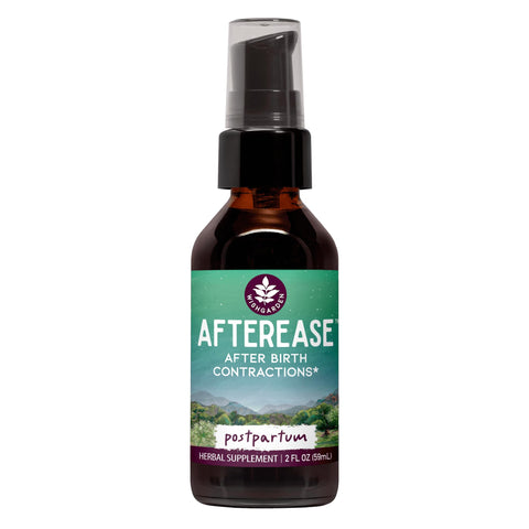 WishGarden Herbs AfterEase for After Birth Contractions - All-Natural Herbal Supplement with Cramp Bark & Black Haw Bark Soothes