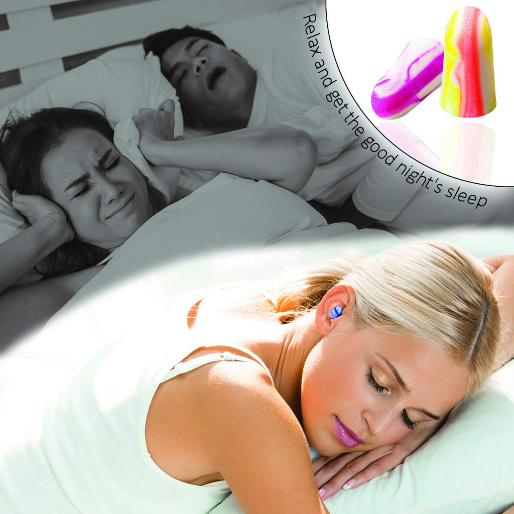 MOLDEX Sparkplugs Soft Foam Earplugs 50 Pairs Ear Plugs for Sleeping, Snoring, Work, Travel, Shooting - 33dB Highest NRR Made in