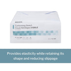 McKesson Conforming Stretch Gauze Bandages, Sterile, 6 in x 4 1/10 yd, 6 Count
