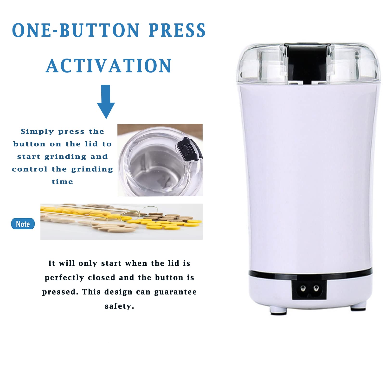 Electric Multifunctional Grinder.Electric Pill Crusher Grinder for Small or Large Pills,to Fine Powder. Pill Crusher Pulverizer