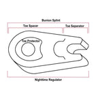 5-in-1 Toe Spacer, 6 Pack