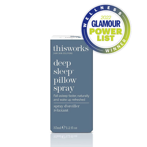 THISWORKS Deep Sleep Pillow Spray: Fast-Acting Natural Rest Aid with Lavender for Relaxation, 35 ml 1.2 Fl Oz (Pack of 1)