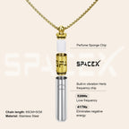 Milumber 528 Hz Breathing Necklace, Breathlink Quit Smoking Tool, Meditation Necklace, with Diffuser, Anxiety and Stress Relief