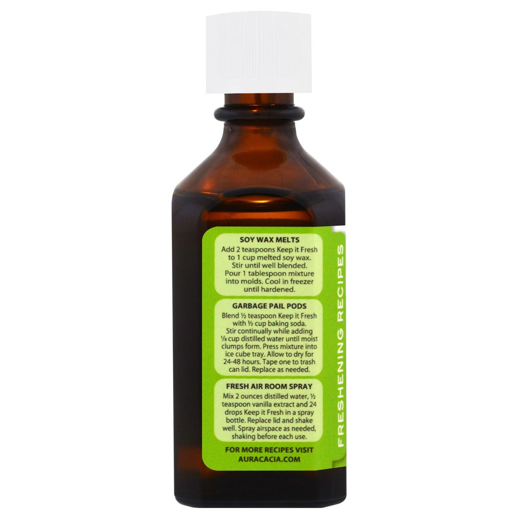 Aura Cacia Keep it Fresh Essential Oil Blend for Home Care, 2 Fluid Ounce