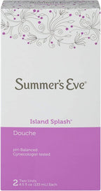 Summer's Eve Douche, Island Splash, 2 Units, 4.5 oz Each (Pack of 1)