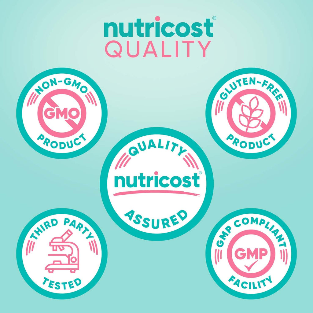 Nutricost Boric Acid 600mg, 60 Capsules - Vaginal Suppository - Non-GMO - for Women