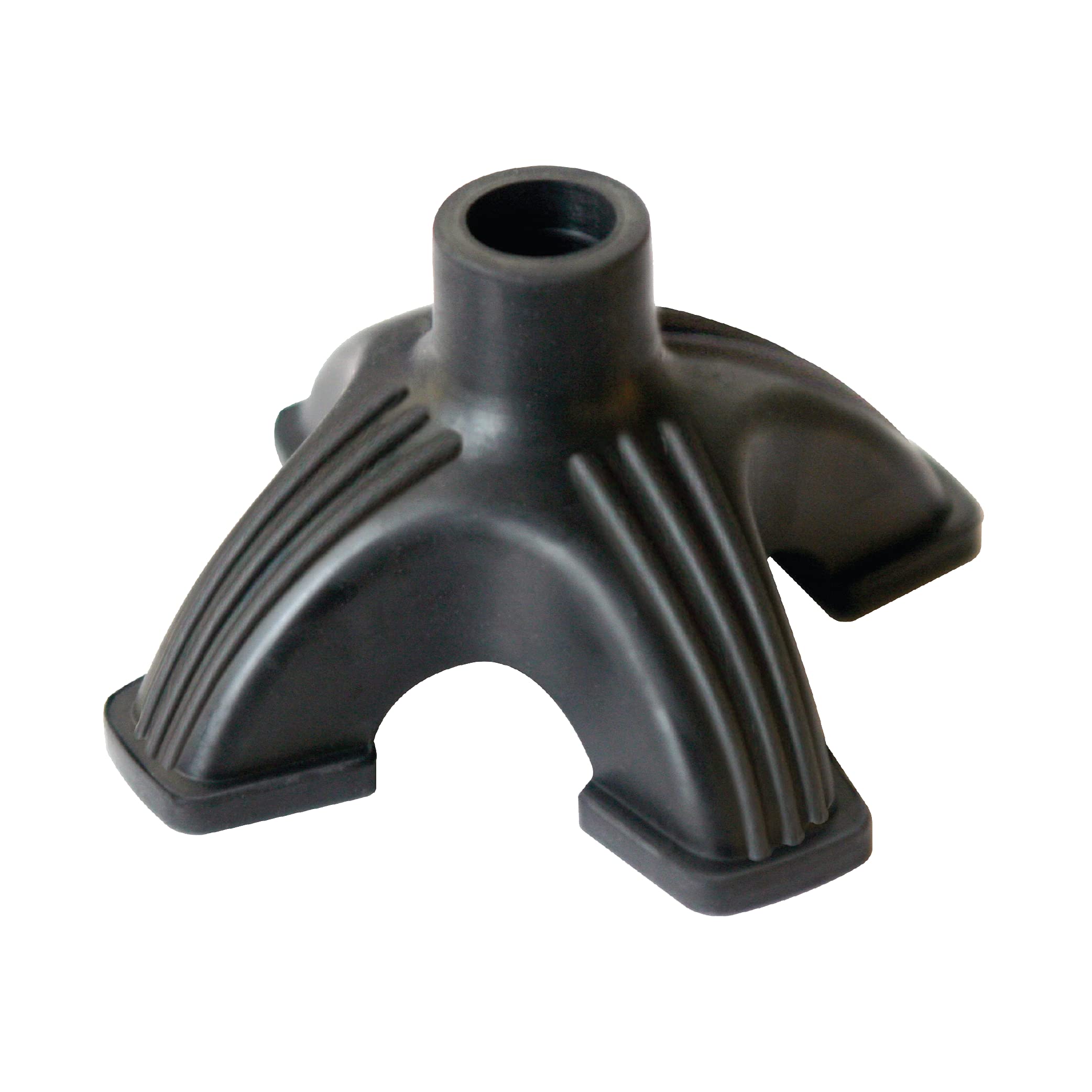 Carex Self Standing Sturdy Non-Slip Rubber, Stabilizing Four Pronged Cane Tip, Quad Cane Base Wont Scuff Floors, Adds Stability