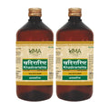 Uma Ayurveda Khadirarishta 450 Ml | Ayurvedic Herbal Wellness Tonic | Pack Of 2