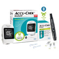 Accuchek Instant glucometer with 10 Test Strips Free (White)